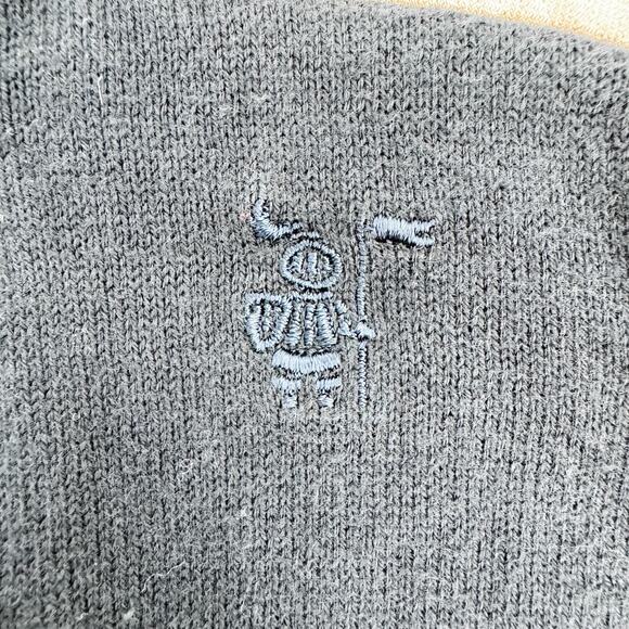 Burberry Boys Navy Zip Up Cardigan 3M Toddler Baby Infant Blue Plaid Nova Check - Picture 4 of 8